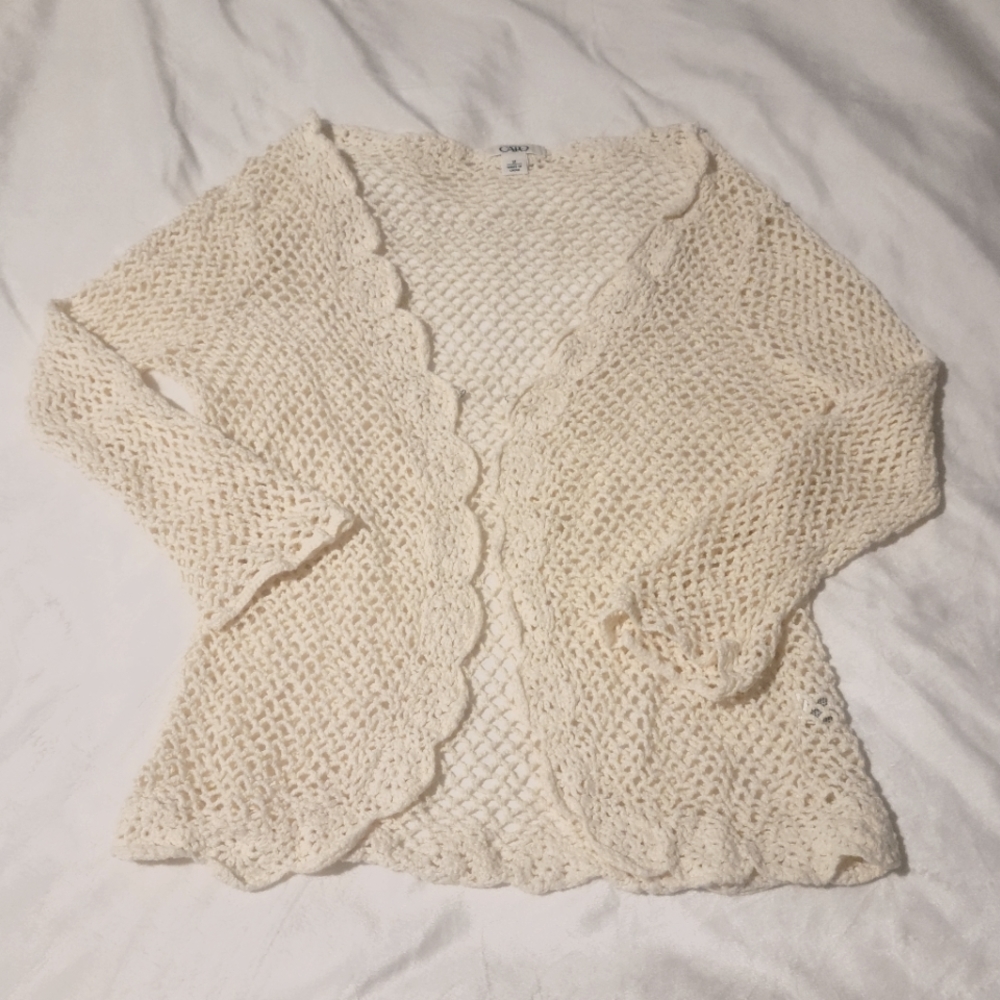 Vintage Crochet Cardigan